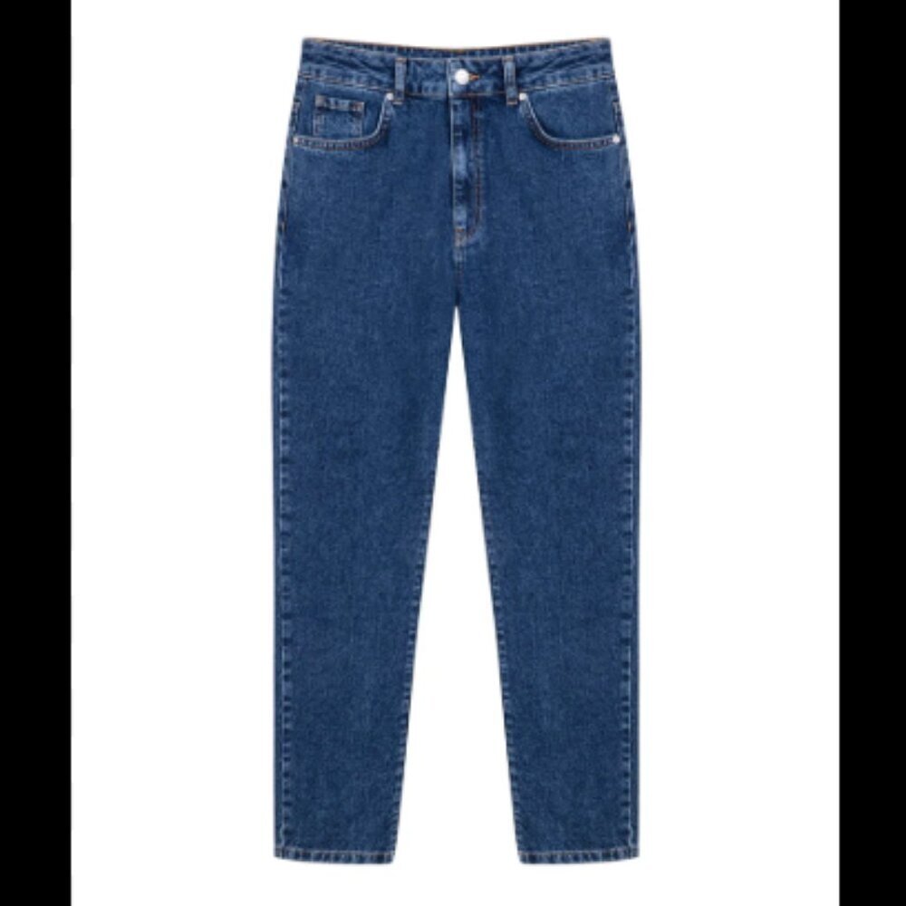 Ipekyol Classic Blue Denim Straight Leg Mom Jeans Size 8 Women's